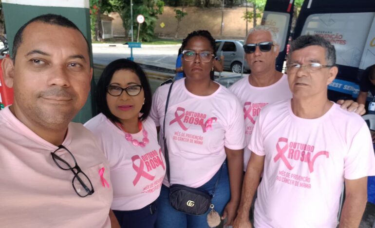  SINDINTER promove ações educativas do Outubro Rosa para a Categoria Rodoviária